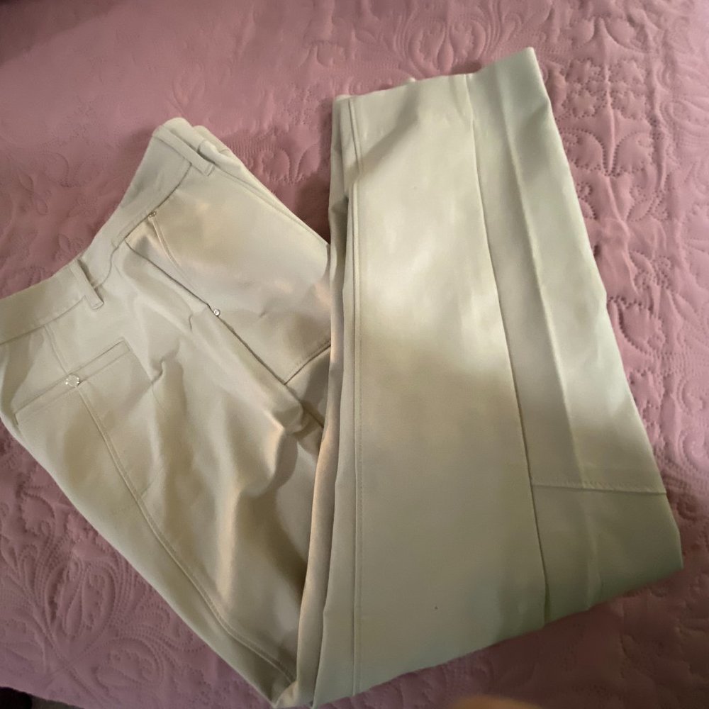 EUC~ WHBM~Perfect Form Straight Crop Pants~8 L